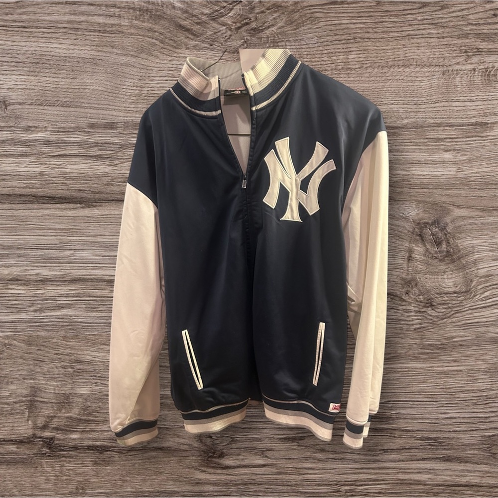 Vintage Stitches Navy New York Yankees Varsity Jacket